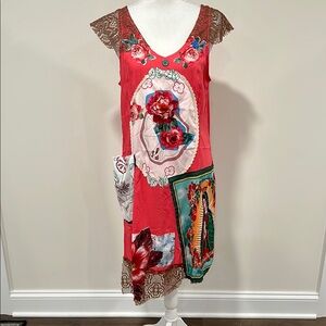 MISSLOOK Lace Cap Sleeve Sundress Size Medium